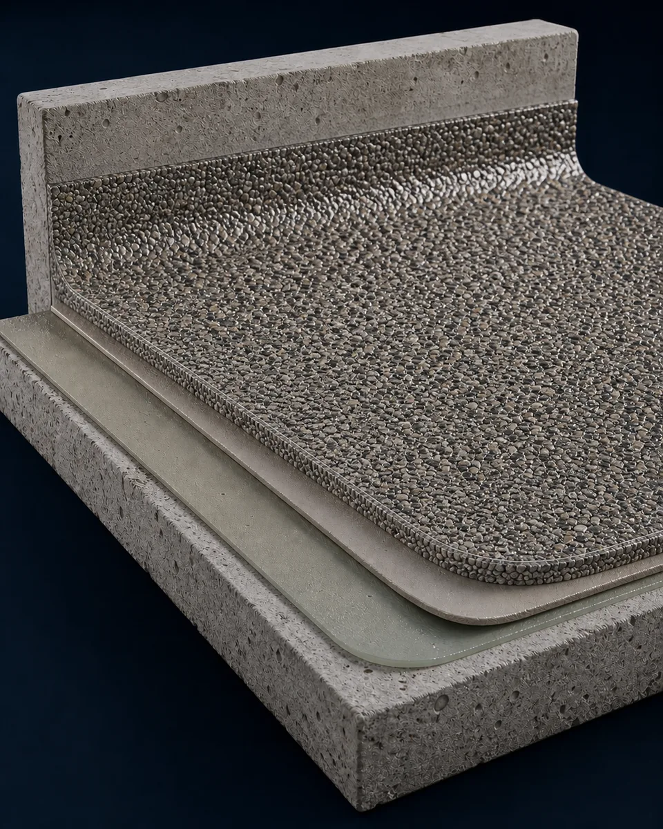Laagopbouw van PS Granite Grip